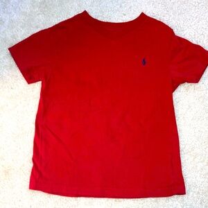 Red Ralph Lauren V-neck Polo shirt